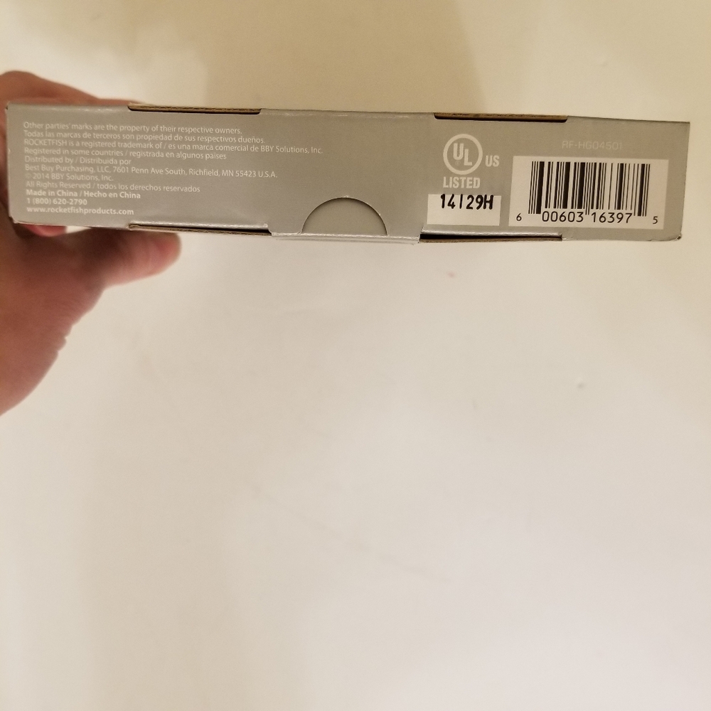 NIB Rocketfish 4ft 1080p+ 4Kx2K UltraHD HDMI High Speed 18Gbps Cable Black - Picture 5 of 11